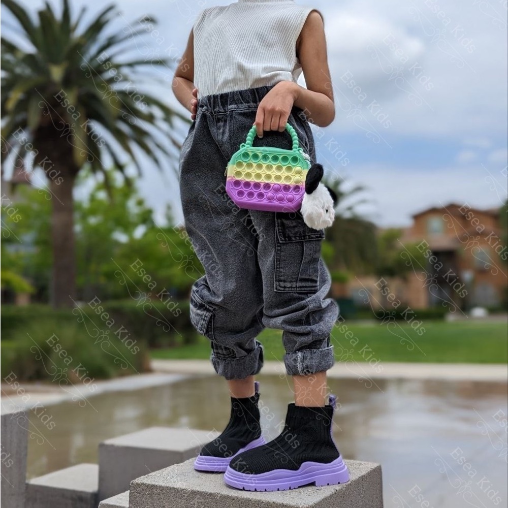 Boutique Grape Sock Sneaker